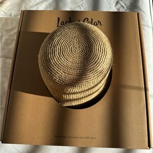 Lack of Color Inca Hat Size L Natural **LIKE NEW**